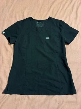 Figs Women’s Slim Catarina Scrub Top Black